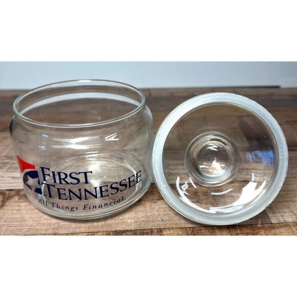 First Tennessee Glass Storage Jar Corporate Promotional Collectible - Picture 3 of 4